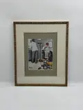 Description: Limited edition seriolithograph after Norman Rockwell’s "Before the shot" by "Before the Shot" by Norman Rockwell, Lithograph, offered Jul 2026