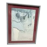 Untitled by John A. White, lithograph numbered 269 of 750, offered Jul 2026