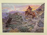 often called "America's Cowboy Artist". Original Medium/Date: The original work was an by Artwork Details Artist: Charles Marion Russell, oil painting completed in 1914 (though some prints were, offered Jul 2026