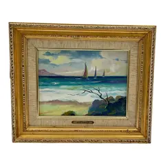 Untitled by Julio Blanco, Oil on canvas Style: Mid-Century Modern Seascape / Post-Impressionism Signature/Inscriptions: Signed and dated "Blanco ', offered Jul 2026