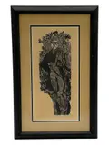 Print by "Jefferson" by Jacob Landau, Woodcut, offered Jul 2026