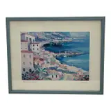 "Mediterranean Harbor" by Jean-Marie LaPointe, Print, Lithograph