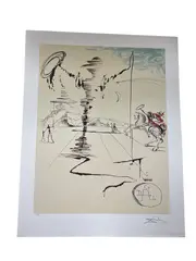 Le Cavalier by Salvador Dalí, 1976, Color lithograph on Arches paper Signature: Facsimile signed lower right Reference: Field 76-2; Michler & Löpsinger 1444, offered Sep 2026