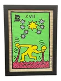 Tarot Series Medium: by Tarot Card Xvii, Mixed Media on Paper Signature: Bears signature and date "K. Haring 88" lower right, offered Sep 2026
