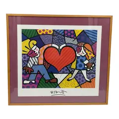 Romero Britto, "A New Day", 1996, Lithograph on paper Signature: Hand-signed (lower margin); signed in plate (lower left)