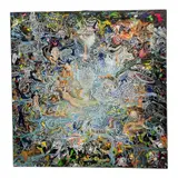 Dynamic abstract painting by Oscar Jaramillo titled Arquetypes by Arquetypes Abstract Composition by Oscar Jaramillo, Oil and Acrylic on Canvas, offered Jul 2026