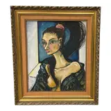 Untitled by Guillermo Rivas Navas, oil on canvas with coa, offered Sep 2026
