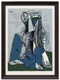 "Thinker - Portrait of Sylvette David" by Marina Picasso Origin: Spain, Offset lithograph on paper (after 1954 image, printed 1981, Marina Picasso collection edition of 500, numbered 238/500, , offered Sep 2026