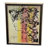 Untitled by René Portocarrero Series: Flora, 1980 (Signed and dated by the artist), Embellished Serigraph, offered Jul 2026