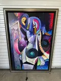 Christian Riese Lassen, Original Unique Work, Mixed Media on Canvas