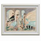 Original watercolor on paper by Canadian artist Jan Bazinet by Balearic Breeze by Jan Bazinet, Serigraph, offered Sep 2026