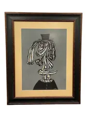 Antonio Saura Atarés, Untitled, Mixed media on paper Origin: Spanish