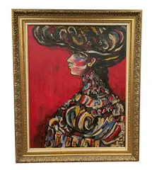 Untitled by René Portocarrero, Oil on canvas Origin: Cuban, offered Sep 2026
