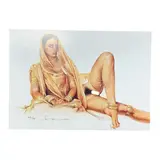 Hajime Sorayama Signed and Numbered by Reclining Nude, Hajime Sorayama, Lithograph, Lithograph (77/125) Dimensions:, offered Sep 2026