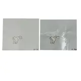 Keith Haring, "Man Bowling", Drawing on paper and acetate Quantity: Set of 2