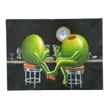 "Martini Olives at the Bar" by Unidentified, Acrylic on canvas, offered Sep 2026