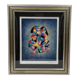 Anatole Krasnyansky, Play That Horn II, Seriolithograph in color on archival paper Signature: Plate-signed lower right
