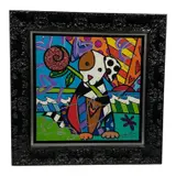 Romero Britto, Puppy Love Cyan VI