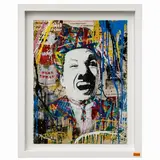 A vibrant by Chaplin by Mr. Brainwash, Mixed Media on Paper, offered Sep 2026