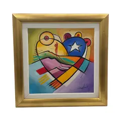 Alfred Gockel, An American Story, 2016, Original acrylic on canvas Signature: Signed in acrylic
