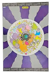 Peter Max, Instant Nutrament No.3, 1969, Original split fountain technique lithograph, heavy art vellum paper Signature: Unsigned
