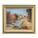 Original by Pecos River by William Vincent Kirkpatrick, oil on canvas landscape painting, offered Sep 2026