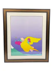 Untitled by Peter Max, lithograph poster w/ coa, offered Jun 2026