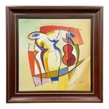 Rock the Boat by Alfred Gockel, Original, oil on canvas painting