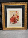 Artist Name: Salvador Dali Medium: Color lithograph by "Le Reve Onirique" by Salvador Dali, Engraving, offered Sep 2026