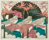 Merrily, Merrily by Margaret Albritton, Etching, offered May 2026