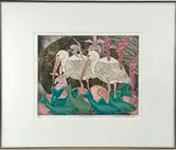 Gold Leaf on Paper by Margaret Albritton, Etching, offered May 2026