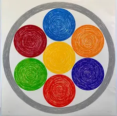 Mario Yrisarry, Untitled, 1972, Color Screenprint on Paper