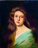Untitled portrait (likely early 1900s) by Sarkis Erganian, Oil on Canvas, offered May 2026