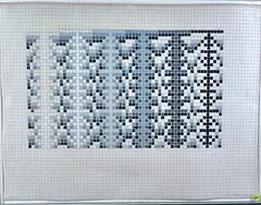 David Roth, Untitled, 1971, Serigraph on Graph Paper