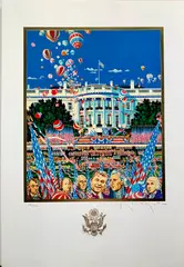Hiro Yamagata, We the People-United States Constitution, 1987, Color Serigraph on Paper