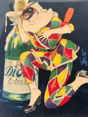 Plinio Codognato, Dionis Gran Spumante Advertising Artwork, c. 1920s, Lithograph on Board