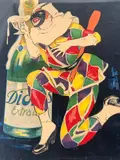 Plinio Codognato, Dionis Gran Spumante Advertising Artwork, c. 1920s, Lithograph on Board