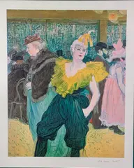 La Clownesse Cha-U-Kao by Henri de Toulouse-Lautrec, Color Lithograph, offered May 2026