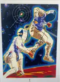 Hiro Yamagata, Fencing, screenprint