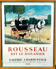 Henri Rousseau, Dit le Douanier, Galerie Charpentier, Paris Exhibition Poster, 1961, Color Lithograph. Imp. Mourlot