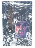 Pascal Cucaro, M.F.A, Acrylic Painting on Page Three. Catalogue Written by Ro