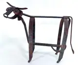 Robert D. Cumpston, Cow Kinetic, Sculpture. Oxidized Wrought Iron
