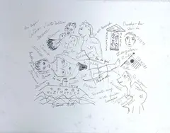 Henry Miller, Insomnia 1, 1966, Serigraph on Paper