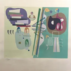 Unamity by Wassily Kandinsky, 1969, Original Color Lithograph on Arches Paper. Printed by Maeght, offered Feb 2026