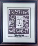 Pablo Picasso, Picasso Exposition Vallauris, Anthea Galleriea dell Arte Marzo, 1957, Lithograph