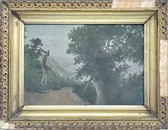 Sabrina Lathrop, San Luis Obispo Landscape, 1913, oil on canvas