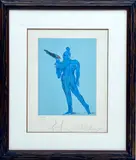 Peter Max, "Circus Performer with Bird" Limited Edition, Lithograph