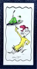 Dr. Seuss, Dr. Seuss Limited Edition, 50th Anniversary Series, Green Eggs and Ham, Color Serigraph