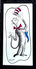 Dr. Seuss, Dr. Seuss Limited Edition, 50th Anniversary Series, Cat in the Hat, Color Serigraph