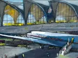 Fred Conway, Lambert Airport, St. Louis, Missouri, Acrylic on Canvas
